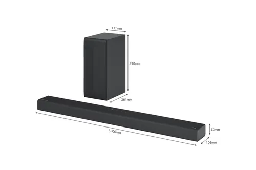 LG S65Q Soundbar 420W 3.1ch Dolby Atmos DTS:X MERIDIAN
